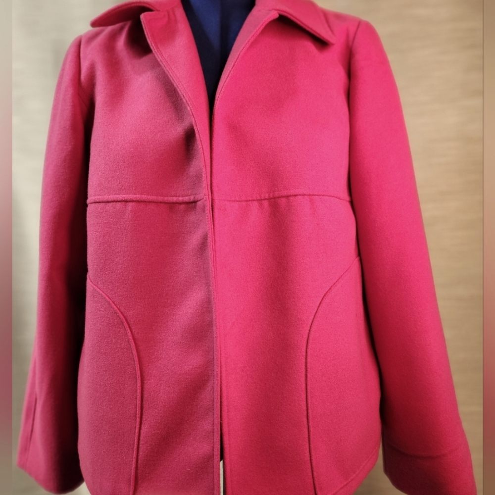 Chico's warm rose color Woman's jacket coat size 2 Large/12